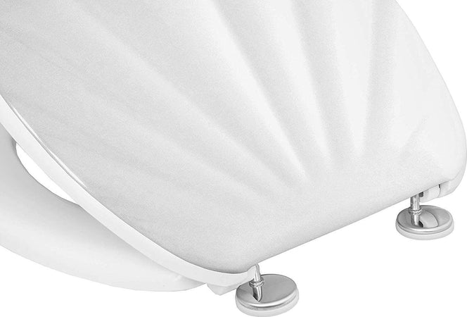 Waterful-KSDO00-Copriwater-Sedile-WC,-Modello-Dolo,-Cerniere-in-Acciaio-Inox,-Bianco