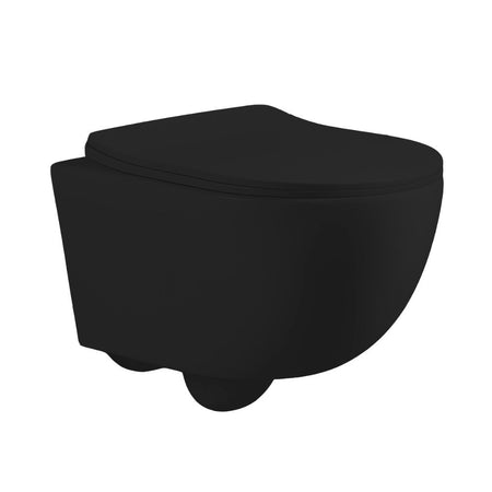 WC sospeso YJ-2381MB 36.5x48.5x36.5 cm nero opaco