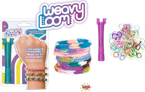 Weavy-Loom-Crea-Braccialetti-200-Elastici-Nobrand