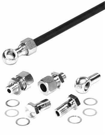 Kit raccorderia assortito per valvole oleodinamiche di aratri filetto 3/8”