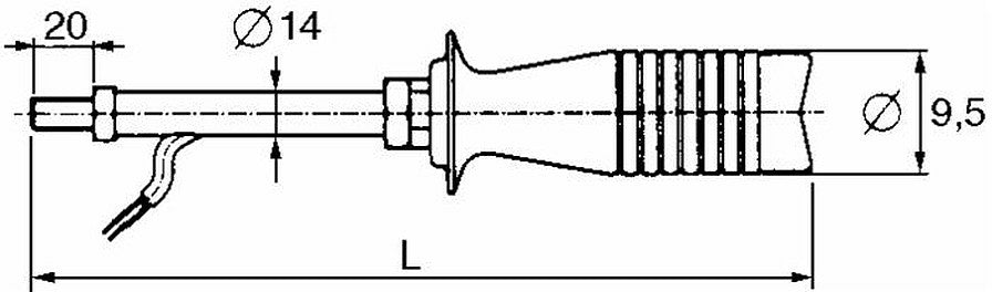 Asta leva micro M12 stabile