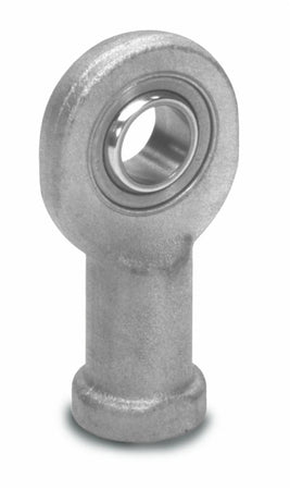 Terminale a snodo femmina per terzo punto Ø 16mm con accoppiamento acciaio su PTFE