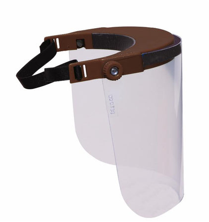 Visiera in policarbonato regolabile made in Italy peso 130g angolo di rotazione 180°