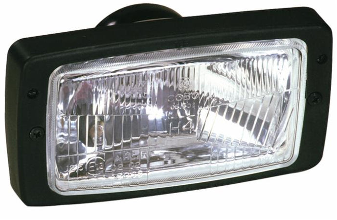 Proiettore anteriore 184x102mm con cornice e 3 funzioni luce