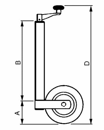Servotimone leggero a ruota Simol portata 400kg