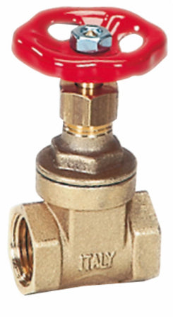Valvola a saracinesca in ottone F-F con filetto 4"