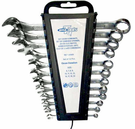 Set 12 chiavi combinate di varie dimensioni