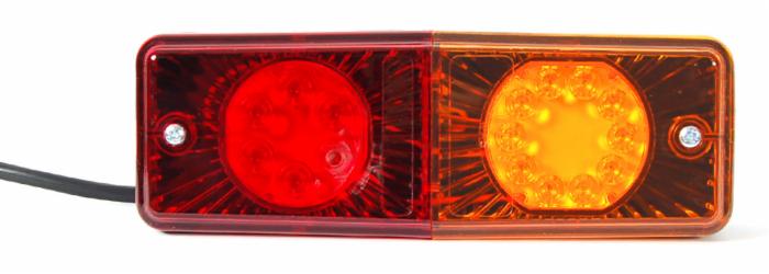 Fanale posteriore dx-sx 6 LED 200x70x60mm