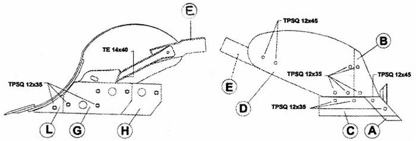 Lamino con coltre adattabile Er.Mo B58 S-CA002AS