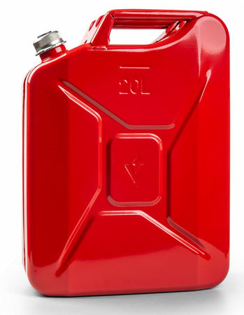 Tanica in metallo da 20 lt rossa