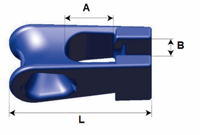 Guida gancio girevole G100 per fune