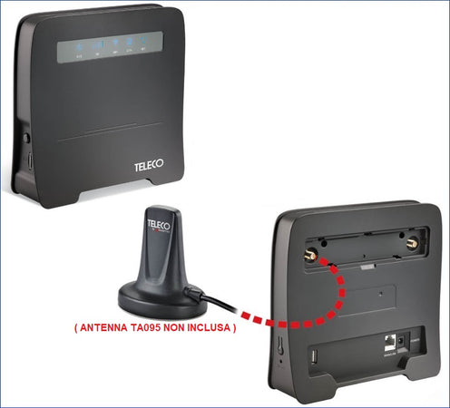 Router portatile WiFi GSM 3G/4G/LTE per SIM Card TELECO WFT400