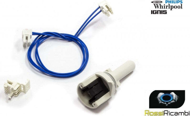 WHIRLPOOL IGNIS - SENSORE TEMPERATURA SONDA NTC LAVASTOVIGLIE 481228268051 Casa e cucina/Grandi elettrodomestici/Accessori e parti di ricambio/Ricambi e accessori per lavastoviglie/Tubi per lavastoviglie Rossi Ricambi - Venetico Marina, Commerciovirtuoso.it