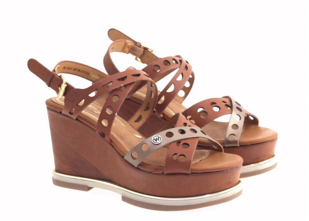 Wrangler Sandalo Zeppa Donna Estivo Sandali Con Zeppa E Plateau Tacco 9cm Comodo