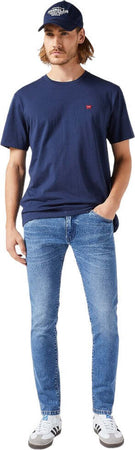 Wrangler-t-shirt-blu-logo-piccolo-112350434