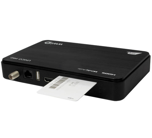 Decoder Satellitare HD Per Dazn e TV Sat Con Scheda Tivusat Certificato Con Registrazione USB