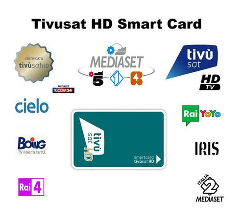 Decoder Satellitare HD Per Dazn e TV Sat Con Scheda Tivusat Certificato Con Registrazione USB
