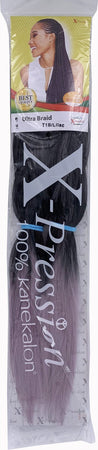 X-Pression Nigeria Extension per Capelli - Allungamento Artificiale per Treccine Colour #t1 B/lilac . X- Pression