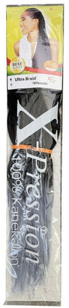 X-Pression Nigeria Extension per Capelli - Allungamento Artificiale per Treccine Colour #t1 B/poriwinkle X- Pression
