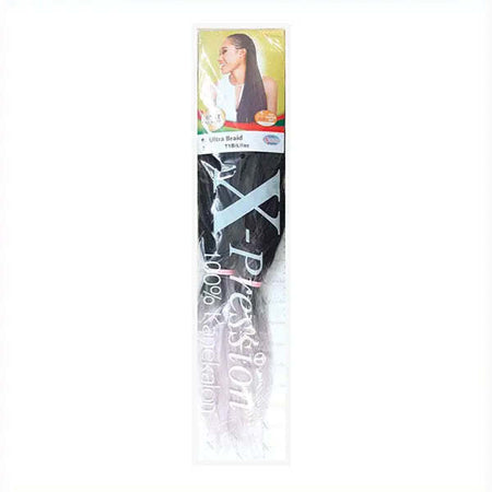X-PRESSION NIGERIA EXTENSION PER CAPELLI - ALLUNGAMENTO ARTIFICIALE PER TRECCINE COLOUR T1B/MATTEGRAY .