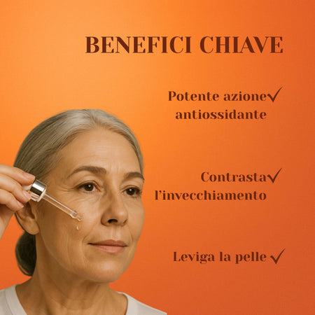 Rivenera Siero Viso Antirughe – Anti-Invecchiamento con Collagene Idrolizzato – Idratante e Nutriente per Pelle Matura e Disidratata – 50ml – AlohaLabs