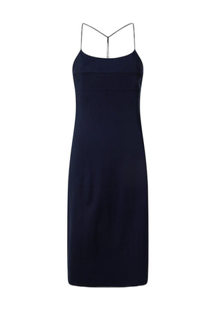 calvin klein VESTITO STRAPPY CROSSBACK SLIP DRESS da uomo