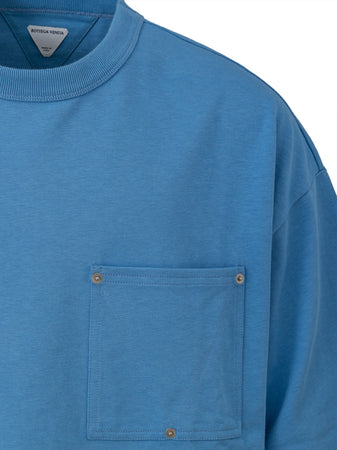Bottega Veneta T-shirt oversize in jersey di cotone da uomo