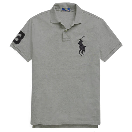 Polo Ralph Lauren Uomo 100% Cotone Pony Ricamato Slim Fit Maniche Corte Maxi Logo Big Pony