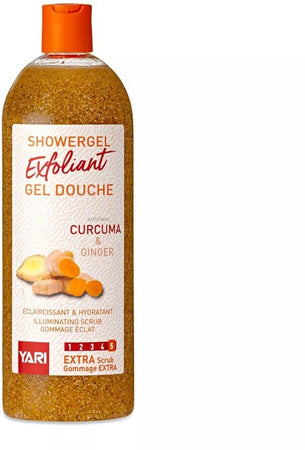 Yari Exfoliant Showergel Curcuma & Ginger 1000ml scrub Per Corpo Doccia