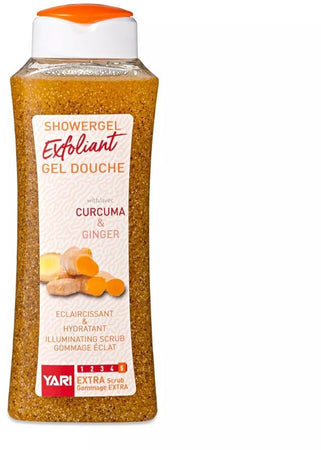 Yari Exfoliant Showergel Curcuma & Ginger 500ml Bagnoschiuma Gel per Corpo Doccia