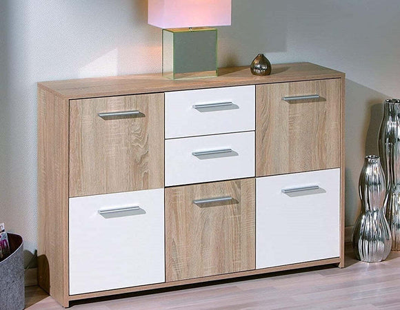 YD13-credenza-moderna-ingresso-mobile-madia-mobiletto-buffett-cassetti-legno-bianco-quercia