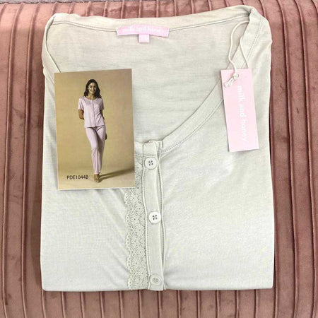 Pigiama Primavera/Estate Donna Milk And Honey Viscosa S Cotone