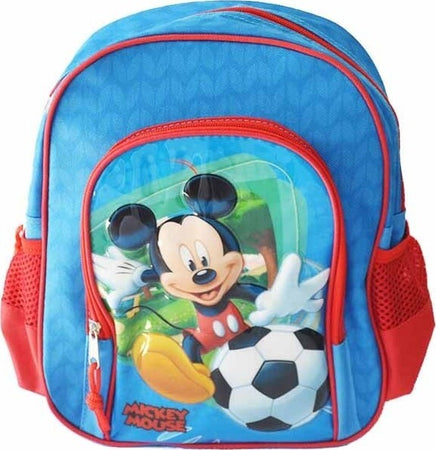 Zainetto-Scuola-Asilo-E-Tempo-Libero-In-Tessuto-E-Pvc-Disney-Mickey-Mouse