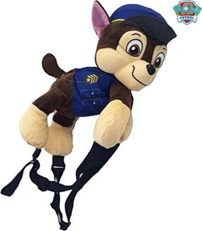 Zaino-Peluche-Chase-Blu-Zip-13-Cm-Zainetto-Scuola-Tempo-Libero-Paw-Patrol