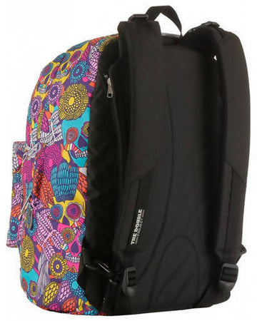 Zaino Scuila Seven The Double Skull Girl- Reversibile Con Cuffie Zaino 29 Lt Rosa Colorato