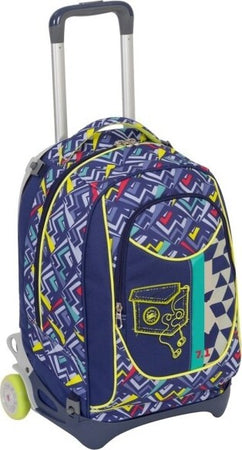 Zaino-Scuola-Ragazzi-Trolley-3in1-New-Jack-Widget-Con-Carrello-Rimovibile