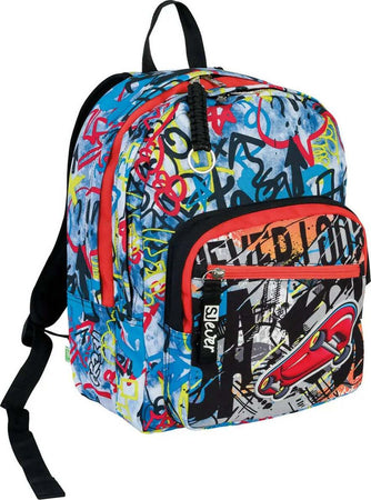 Zaino Scuola Seven Pocket Up Sj Gang Sj Ever Wingly Girl Cancelleria e prodotti per ufficio/Scuola e materiale didattico/Materiale scolastico/Cartelle e zaini per la scuola/Zaini per ragazzi Cartoleria Deja Vu - Crotone, Commerciovirtuoso.it