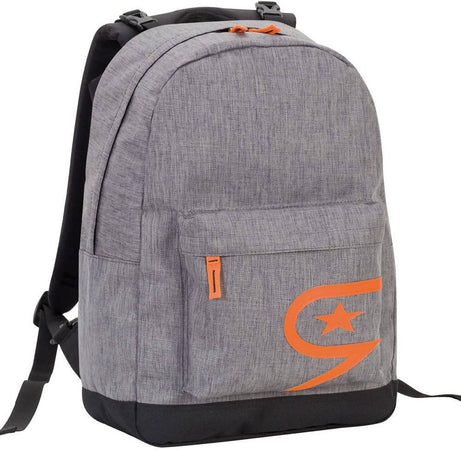 Zaino Scuola Seven The Double Pro Grigio 27 Lt Schienale Compatibile Con Cover E Reversibile