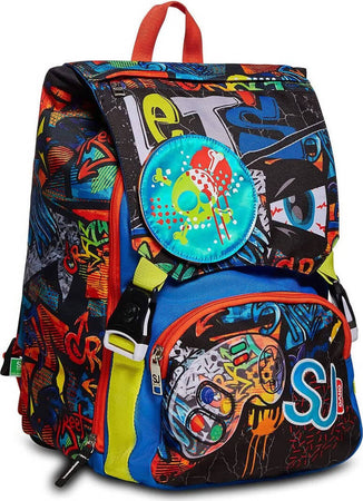 Zaino Seven Sj Gang Big Boy Zaino Per La Scuola Fantasia Per Ragazzi Con Spallacci Imbottiti E Tasca Frontale Cancelleria e prodotti per ufficio/Scuola e materiale didattico/Materiale scolastico/Cartelle e zaini per la scuola/Zaini per ragazzi Cartoleria Deja Vu - Crotone, Commerciovirtuoso.it