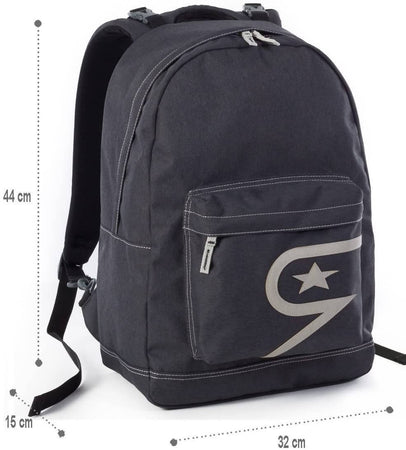 Zaino Seven The Double Pro Nero 24 Lt Schienale Compatibile Con Cover E Reversibile