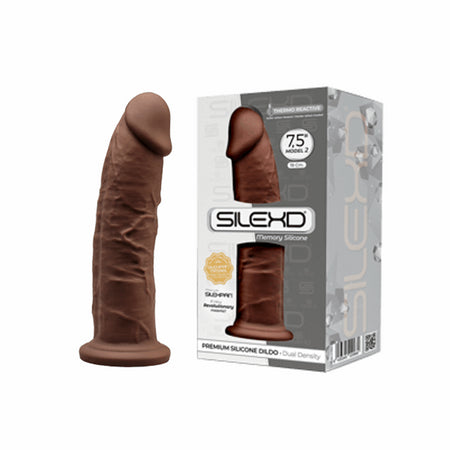 Fallo Realistico Silexd Model 2 - 7,5" Brown Pene Artificiale In Silicone Memory Termoreattivo 19cm Salute e cura della persona/Erotismo e contraccezione/Sex toys/Dildo/Dildo realistici Kondorama - Martinsicuro, Commerciovirtuoso.it