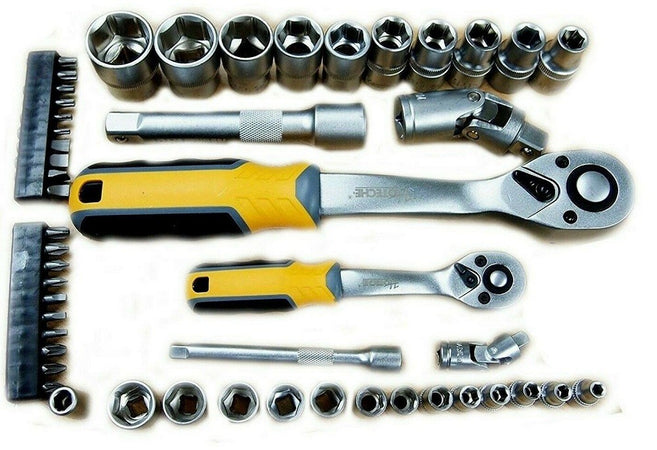 Set Chiavi A Bussola Con Cricchetto Reversibile Prolunghe 50 Pezzi 1/4" 1/2" Casa, arredamento e bricolage > Bricolage e fai da te > Utensili Manuali > Chiavi da Lavoro Trade Shop italia - Napoli, Commerciovirtuoso.it