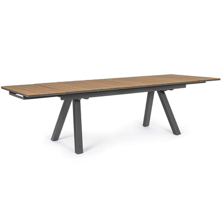 Tavolo allungabile "Elias" in alluminio e polywood da esterno per giardino Giardino e giardinaggio/Arredamento da giardino e accessori/Tavoli e tavolini/Tavoli standard Decor Space - Altamura, Commerciovirtuoso.it