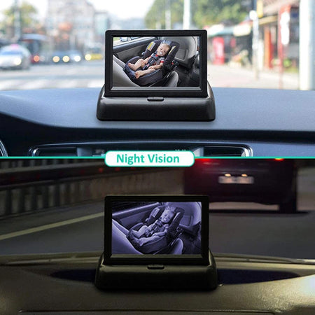 Baby Monitor Di Sicurezza Lcd Full Hd 1080p Q-ca805 Da 4,5" Per Cruscotto Auto Prima infanzia/Sicurezza/Baby monitor/Monitor smart Trade Shop italia - Napoli, Commerciovirtuoso.it