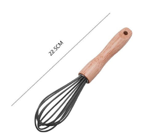 Sbattiuova Frusta 8" Sbatti Uova In Silicone Manico Legno 22.5cm Da Cucina 50738 Casa e cucina/Utensili da cucina/Fruste da cucina Trade Shop italia - Napoli, Commerciovirtuoso.it