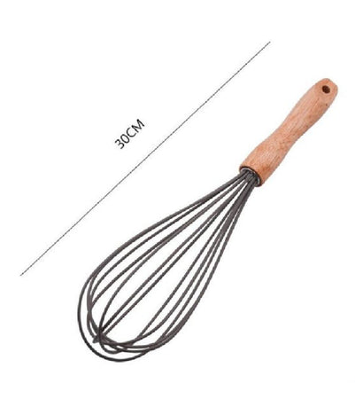 Sbattiuova Frusta 12" Sbatti Uova In Silicone Manico Legno 30cm Da Cucina 50740 Casa e cucina/Utensili da cucina/Fruste da cucina Trade Shop italia - Napoli, Commerciovirtuoso.it