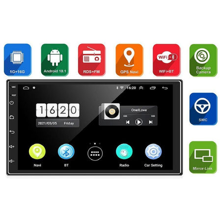 Autoradio Universale 7" Android 10 2gb Ram 32gb Rom Ctc-7801 Bluetooth Wifi Gps Elettronica/Elettronica per veicoli/Elettronica per auto/Sistemi audio/Autoradio Trade Shop italia - Napoli, Commerciovirtuoso.it
