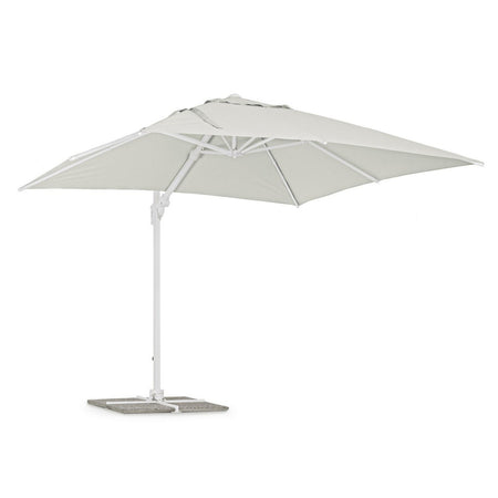 Ombrellone "Eden" a braccio laterale con struttura in alluminio, per esterno, telo color naturale Giardino e giardinaggio/Arredamento da giardino e accessori/Ombrelloni tende e tettucci parasole/Ombrelloni Decor Space - Altamura, Commerciovirtuoso.it