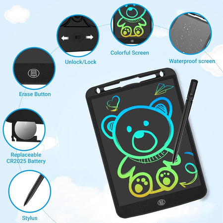 Tavoletta Grafica Da Scrittura Lcd Lavagna Elettronica Disegni 12" Multicolore Elettronica/Informatica/Accessori/Tastiere Mouse e periferiche di input/Tavolette grafiche Trade Shop italia - Napoli, Commerciovirtuoso.it