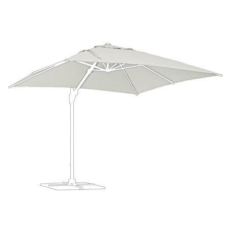 Telo per ombrellone "Eden" a braccio laterale, in poliestere color naturale 250gr/m2 Giardino e giardinaggio/Arredamento da giardino e accessori/Ombrelloni tende e tettucci parasole/Ombrelloni Decor Space - Altamura, Commerciovirtuoso.it